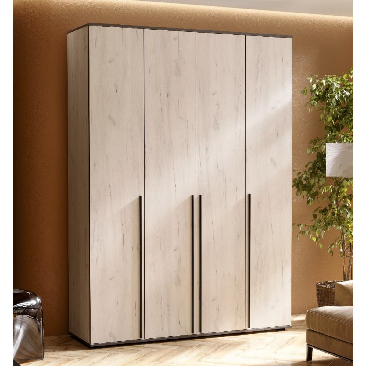 Шкаф четырехстворчатый