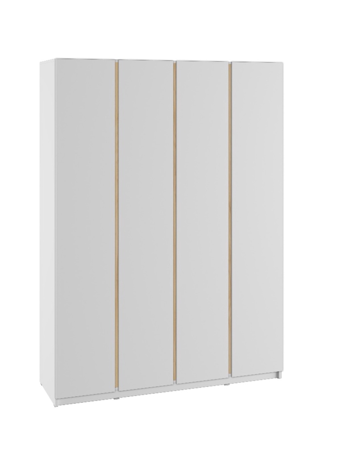 Шкаф четырехстворчатый для одежды «Фаворит», 1600×520×2236 мм, цвет белый