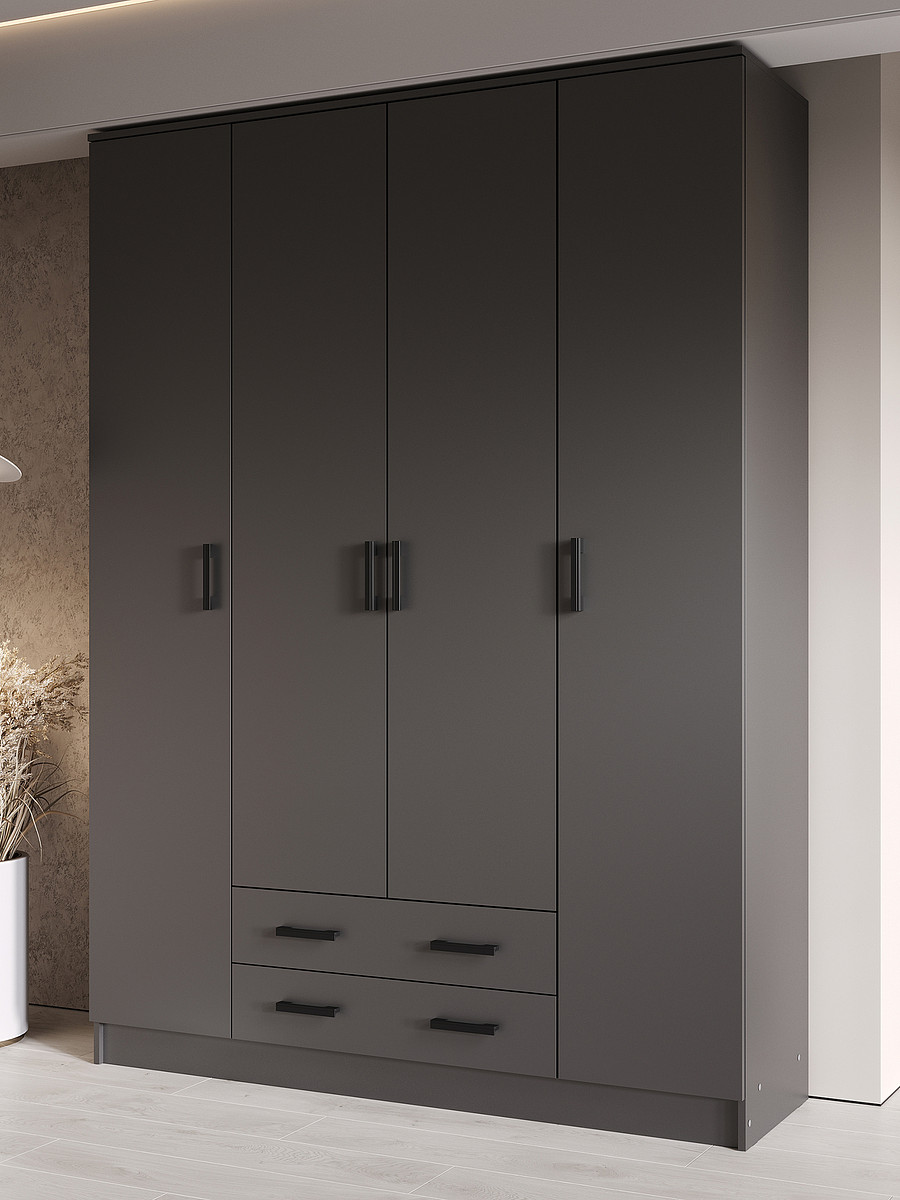 Шкаф прямой четырехстворчатый